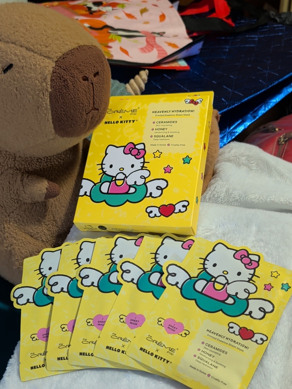 The Creme Shop x Hello Kitty Heavenly Hydrating Sheet Mask Set